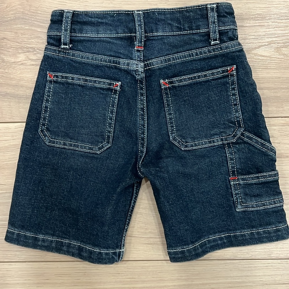 MINI BODEN Set of 2 Carpenter Jean Shorts 4Y - Picture 3 of 11